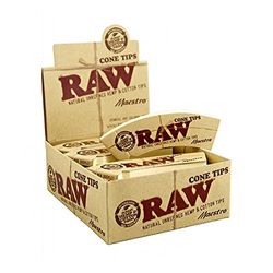 Raw filtres en papier coniques Maestro perforées 9 cm – 24 filtres
