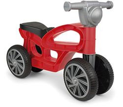 Chicos - Loopmotorfiets Mini Custom | kindermotorfiets voor kinderen vanaf 1 jaar | stabiel, licht en robuust | motorspeelgoed rood (36006)