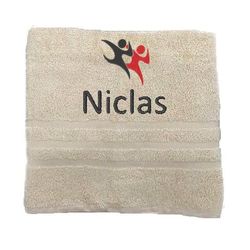 Asciugamano personalizzato con nome Nome sportivo splendidamente ricamato Asciugamano da bagno Asciugamano in cotone 100% personalizzato con nome (100 x 50 cm, Danza)