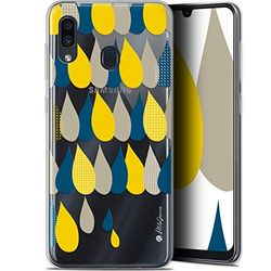 Caseink fodral för Samsung Galaxy A30 (6.4) [Gel HD kollektion Petits Grains® design 3 regndroppar - mjuk - ultratunn - tryckt i Frankrike]