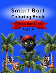 Smart Bart Coloring Book: Things Bart likes