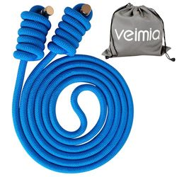 veimia Cuerda para movimiento fluido de alto rendimiento, para entrenamiento cardiovascular dentro y fuera, doble trenzado, ajustable, salto fluido, para hombre y mujer, para principiantes