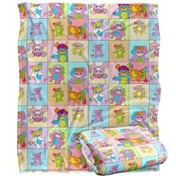 Popples LOGOVISION Blanket, 152 x 127 cm Popple Squares Silky Touch Super Soft Throw Blanket