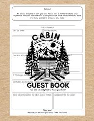 Cabin Guest Book