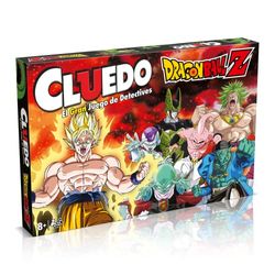 ELEVEN FORCE Winning Moves WM02056-SPA-6, Cluedo Dragon Ball Z - Set da tavolo Mistero per tutta la famiglia, Multicolore