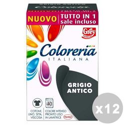 Grey Lot de 12 coloreries Italiennes Tout en 1 Gris Antique