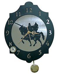 Imex El Zorro 11347-Reloj El Zorro Camper, 374 x 312 mm, metaal, grijs, 40 x 34 x 7 cm