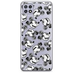 ERT GROUP mobiltelefonfodral för Samsung A22 5G originalt och officiellt licensierat Disney mönster Mickey 025 optimalt anpassad till formen på mobiltelefonen, gedeeltelijk transparant