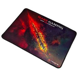 Mars Gaming MMP1 Tapete Gaming para PC (máxima precisão com qualquer rato, base de borracha natural, máximo conforto, bordas reforçadas, M / 35 x 25 cm)