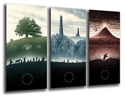 Quadro fotográfico o senhor dos anéis tamanho total: 97 x 62 cm XXL