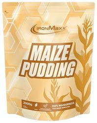 IronMaxx Maize Pudding - 2000g Beutel | Neutrale komplexe Kohlenhydrate mit hohem Ballaststoffgehalt | Vegan und Frei von Zusatz- und Konservierungsstoffen