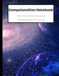Lined Composition Notebook: Wide lined, Wireless journals, lined composition book cut for school, colleges, offices, and work, 8.5 x 11 inches, 120 paper pages.