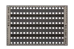 Home2Fashion 279660 PUR GridClean - Capa para uso em interior e exterior, tamanho aprox. 59 x 39 cm, cor bronze metalizado