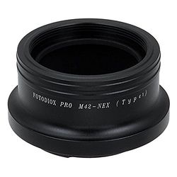 Fotodiox Pro Adaptor de armação de lente para lente M42 para câmaras Sony Alpha NEX E-Mount