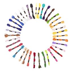 The Craft Factory Floss Skeins 36pk: Heldere kleuren, 8 meter lengte