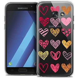 Samsung Galaxy A7 2017 Case, Ultra Thin Sweetie Doodling Hearts Case for 5.7 inch Samsung Galaxy A7 2017