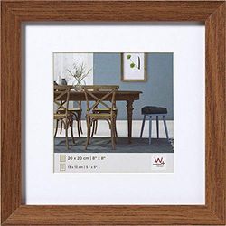 Walther Design EF330P Fiorito, moldura de madeira 30 x 30 cm, carvalho escuro