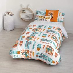BELUM | Space Jam Duvet Cover | Space Jam Model Duvet Cover | Duvet Cover with Buttons | 100% Cotton | Duvet Cover (105 x 240 cm))