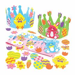 Baker Ross Lot de 3 couronnes de Pâques pour enfants (AX814)