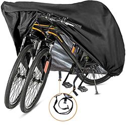 Szblnsm Copertura per bici per 1, 2 o 3 biciclette da esterno impermeabile 420D resistente materiale Ripstop offre una protezione costante per tutti i tipi di biciclette per tutte le stagioni