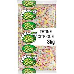 Lutti Tétine Citrique Bonbons en Vrac 3 kg