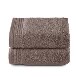Top Towel - Premium - Grandes Serviettes de Bain - Serviettes de Bain - 2 essuie-Mains - 50 x 100 cm - 100% Coton - 600 grammes - Vison