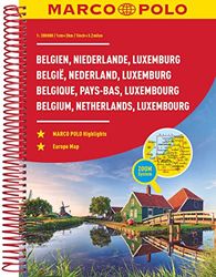 MARCO POLO Reiseatlas Benelux 1:200.000: Belgien, Niederlande, Luxemburg mit Europa 1:4,5 Mio.