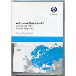 Volkswagen 1T0051859AR Navegación DVD Datos de mapas Europa Oriental V17 Sistema de navegación *** Solo para RNS510/RNS810 *** Solo para Plataforma CY *** Comprobar compatibilidad VORAB. ***