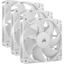Watio Wave Ventilador - ventilador auxiliar de 120 mm, triple pack, diseño blanco, alta eficiencia y bajo ruido. Ideal para mejorar la refrigeración de sistemas.* *