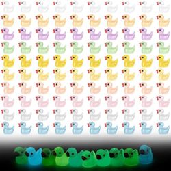 Romon Miniankor i harts, miniankor för akvarium, krukväxter, mikroträdgårdslandskap, gör-det-själv-ornament, 100-pack i 10 färger