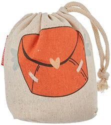 Bonamaison Impreso Algodón Bolsas con Cordón, Bolsa con Cordel para el Hogar y el Almacenamiento de Verduras, Bolso de Compras, Plegable, Ecologica, Reutilizables, Tamaño: 12x15 Cm