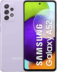 Samsung Galaxy A52 (256 GB) Violeta - Teléfono Móvil con Pantalla de 6,5'', Smartphone Android de 6 GB de RAM, Memoria Interna Ampliable, Batería de 4500 mAh y Carga Super Rápida (Versión ES)