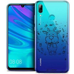 Caseink fodral för Huawei P Smart 2019 (6.21) fodral [kristallgel HD mönster jul 2017 design sketchy hjort - mjuk - ultratunn - tryckt i Frankrike]