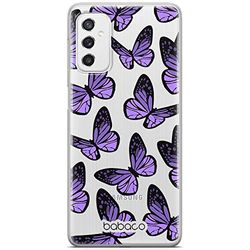 ERT GROUP mobiltelefonfodral för Samsung M52 5G originalt och officiellt licensierat Babaco mönster Butterflies 002 optimalt anpassad till formen på mobiltelefonen, gedeeltelijk transparant