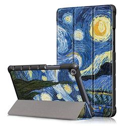 Huawei Mediapad M5 Lite 8.0 Funda, Funda Plegable para Tablet Huawei Mediapad M5 Lite 8.0, Funda Magnética Antiarañazos, Funda con Función Lápiz (Interestelar)