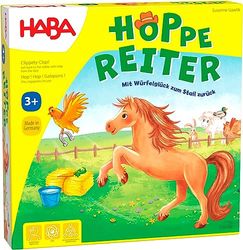 Haba 4321 Hoppe Reiter - Jogo infantil sobre cavalos (em alemão), cor / modelo sortido