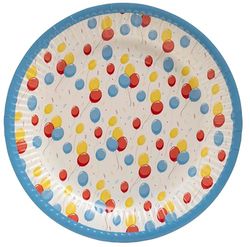 Pro Nappe - Ref 79140i - 10 runda papperstallrikar - 23 cm - ballonger