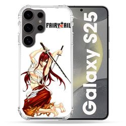 Cokitec Förstärkt fodral för Samsung Galaxy S25 Manga Fairy Tail Erza