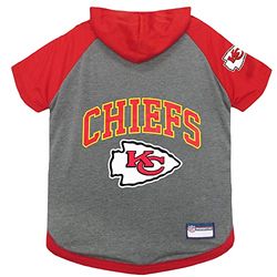 Pets First Mascotas Primer Kansas City Chiefs Sudadera con Capucha Camiseta