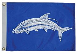 Taylor Made Products 2718 Vis Vlag, Nylon, 12 "x 18", Tarpon