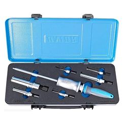 Unior Bike Tool Inner Bearing Puller (0.2 kg, Black), Special Tool Steel, Ergonomic Heavy Duty Handle, Set of 6 for 6.5-8, 10-12, 12-15, 17-20, 22-28, 30-36 mm