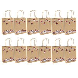 Idena 90809 - Geschenkzakjes Kerstman Sessie, 12 stuks, 15 x 20 x 5 cm, papieren zakjes, geschenkzakjes