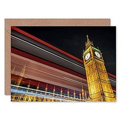 Fine Art Prints Big Ben Palace Of Westminster Greeting Card With Envelope Inside Premium Quality