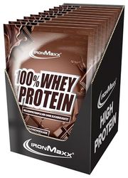 IronMaxx 100% Whey Protein - Milchschokolade 10 x 30g | Protéine de lactosérum soluble dans l'eau, réduite en sucre | de nombreuses saveurs différentes