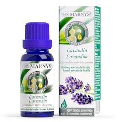 MARNYS - Olio essenziale di lavanda, 100% puro chimico, 15 ml