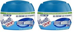 DOP Vivelle Dop Gel Coiffant Effet Mouillé Fixation Longue Durée Force 5 (Lot de 2)