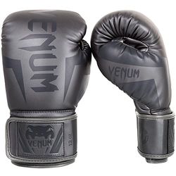 Venum Elite Guanti da Boxe, Unisex - Adulto, Grigio, 10 oz