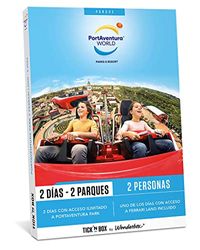 Tick&Box - Caja Regalo - PortAventura World - 2 Días + 2 Parques - para 2 Personas - Acceso Ilimitado a Portaventura Park - Regalo Cumpleaños