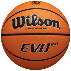 Wilson EVO NXT FIBA Game Ball WTB0965XB, Womens,Mens basketballs, orange, 7 EU