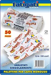 Monouso palettine caffe'50pezzi 30798 fatig imbustate singolarmente